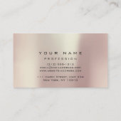 Makeup Eyebrows Lashes Extension Blush Glitter Visitekaartje (Achterkant)