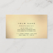 Makeup Eyebrows Lashes Glitter Diamond Gold Glam1 Visitekaartje (Achterkant)