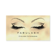 Makeup Eyebrows Lashes Glitter Diamond Gold Logo