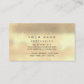 Makeup Eyebrows Lashes Glitter Diamond Sparkly VIP Visitekaartje (Achterkant)