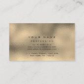 Makeup Eyebrows Lashes Glitter Diamond Sparkly Visitekaartje (Achterkant)