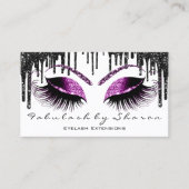 Makeup Eyelash Black Drift White Berry Paars Visitekaartje (Voorkant)