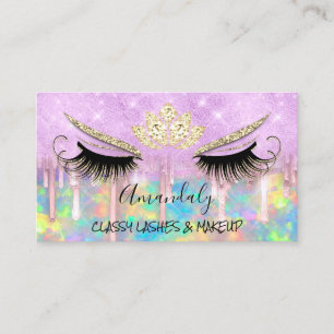 Makeup Eyelash-microbladdruppels Lotus Paars Busin Visitekaartje