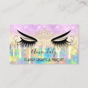 Makeup Eyelash Microblade Drift Logo Lotus Diamond Visitekaartje