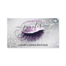 Makeup Eyelash QR Code Logo Glitter Lux Roze