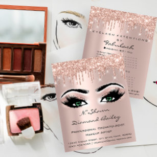 Makeup Eyelashes Beauty Salon Green Eyes Drivers Flyer