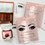 Makeup Eyelashes Beauty Salon Green Eyes Drivers Flyer<br><div class="desc">florenceK luxe schoonheidssalon</div>