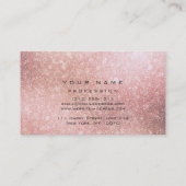 Makeup Eyes Lashes Glitter Roos Gold Blush Sparkly Visitekaartje (Achterkant)