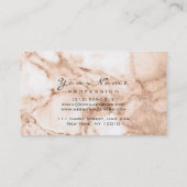 Makeup Eyes Lashes Glitter Roos Marble Eyebrow Lux Visitekaartje (Achterkant)