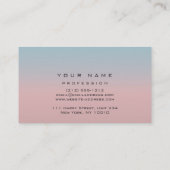 Makeup Eyes Lashes Glitter Roos Ombre Eyebrow Visitekaartje (Achterkant)