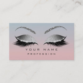 Makeup Eyes Lashes Glitter Roos Ombre Eyebrow Visitekaartje