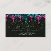 Makeup Eyes Lashes Glitter Wax Epilink Blauwgroen Visitekaartje (Achterkant)