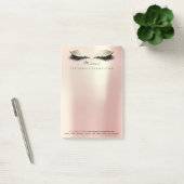 Makeup Eyes Lashes Ivory Name Web Telephone Number Post-it® Notes (Kantoor)