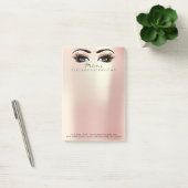 Makeup Eyes Lashes Roos Name Web Telephone Number Post-it® Notes (Kantoor)