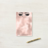 Makeup Eyes Lashes Skinn Name Web Telephone Metall Post-it® Notes (Op bureau)