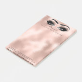 Makeup Eyes Lashes Skinn Name Web Telephone Metall Post-it® Notes (Schuin)