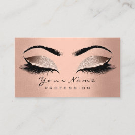Makeup Eyes Lashes Wax Brown Skin Appointcard Afsprakenkaartje