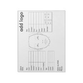 Makeup Face Chart Notitieblok (Linkerzijde)