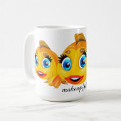 MAKEUP FISH mug Koffiemok (Voorkant links)