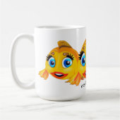 MAKEUP FISH mug Koffiemok (Links)