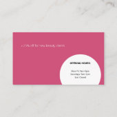 Makeup | Gezondheidszorg Visitekaartje (Achterkant)