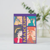 MAKEUP GIRLS BRIEFKAART (Staand voorkant)