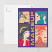 MAKEUP GIRLS BRIEFKAART (Voorkant / Achterkant)