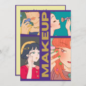 MAKEUP GIRLS KAART (Voorkant / Achterkant)