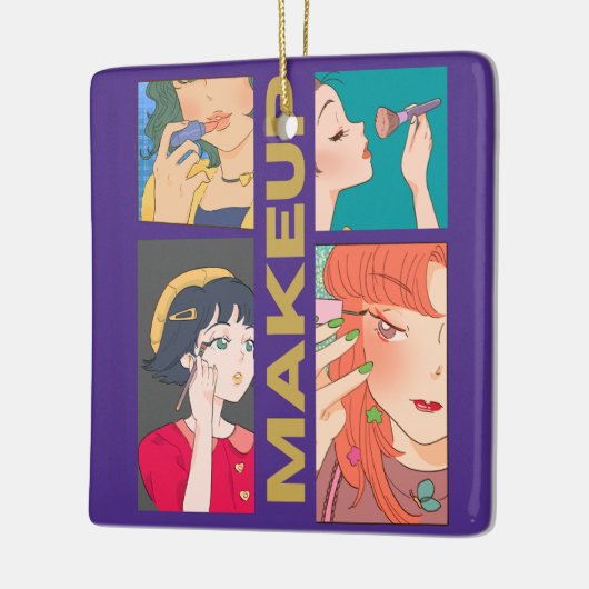 MAKEUP GIRLS KERAMISCH ORNAMENT (Links)