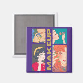 MAKEUP GIRLS MAGNEET (Voorkant / Achterkant)