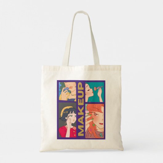 MAKEUP GIRLS TOTE BAG (Achterkant)