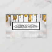 Makeup Glitter Drip | Makeup Artist Visitekaartje (Achterkant)