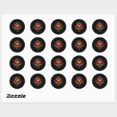 Makeup - Glitter is mijn keuzekeuze Ronde Sticker (Vel)
