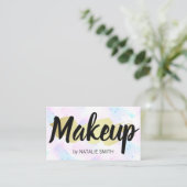 Makeup | Goudborstel | Geometrisch mozaïeksysteem Visitekaartje (Staand voorkant)