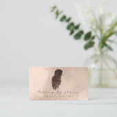 Makeup Hair Dresser Lashes Mermaid Ivory Bronze Visitekaartje (Staand voorkant)