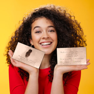 Makeup Hair Dresser Lashes Mermaid Ivory Bronze Visitekaartje