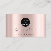 Makeup Hair Dresser Roos Modern Appointment Logo Afsprakenkaartje (Voorkant)