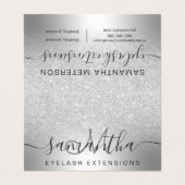 Makeup hair Silglitter ombre eye aftercare Visitekaartje (Buitenkant ongevouwen)