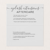 Makeup hair Silglitter ombre eye aftercare Visitekaartje (Binnenkant ongevouwen)
