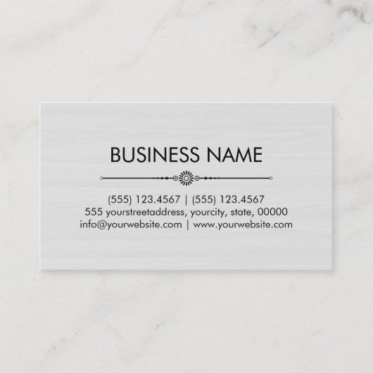 Makeup Hair Style Modern Blue Abstract Visitekaartje (Achterkant)