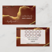 Makeup Hair Stylist Abstracte Professional New Tec Visitekaartje (Voorkant / Achterkant)