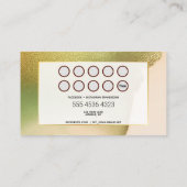 Makeup Hair Stylist New Tech Chartreuse Budget Visitekaartje (Achterkant)