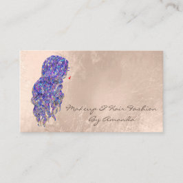 Makeup Hairdresser Lash Mermaid Appointcard Afsprakenkaartje