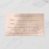 Makeup Hairdresser Stylis Mermaid Appointment Card Afsprakenkaartje (Achterkant)