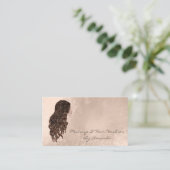 Makeup Hairdresser Stylis Mermaid Appointment Card Afsprakenkaartje (Staand voorkant)