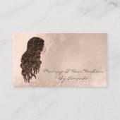 Makeup Hairdresser Stylis Mermaid Appointment Card Afsprakenkaartje (Voorkant)