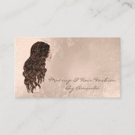 Makeup Hairdresser Stylis Mermaid Appointment Card Afsprakenkaartje