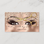 Makeup herbergt Roos met lauw Visitekaartje (Voorkant)