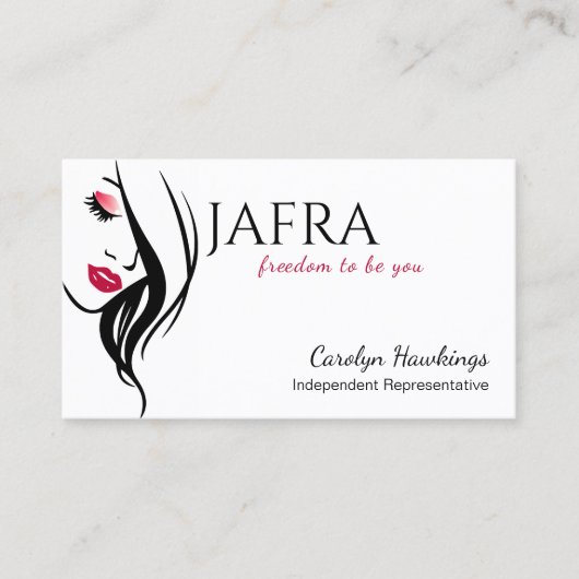 Makeup Independent Rep Jafra Visitekaartje (Voorkant)