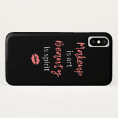 Makeup is kunst Beauty is geest Case-Mate iPhone Case (Achterkant (horizontaal))